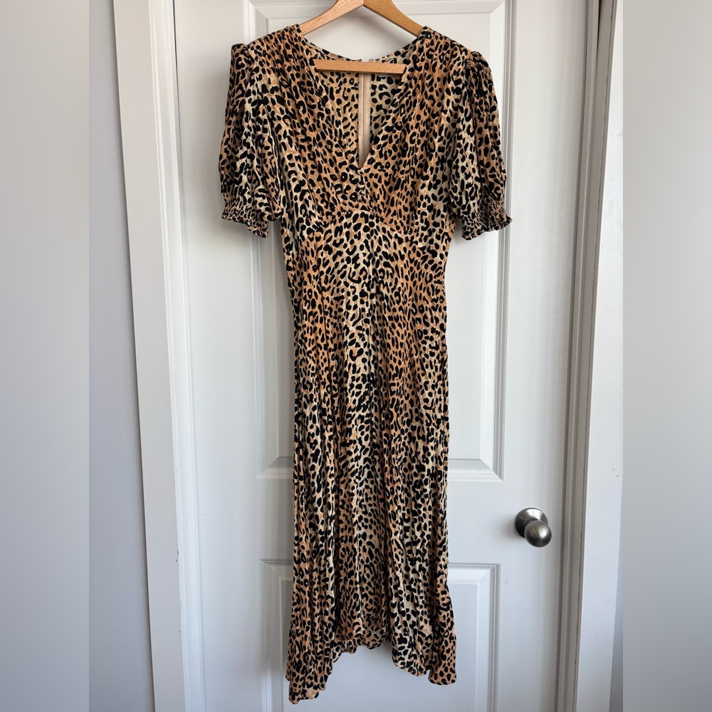 Faithfull the Brand Leopard Print Maxi Dress